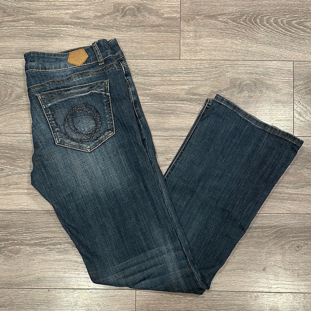 Tin Haul Women's Dark Blue Boot Cut Jeans